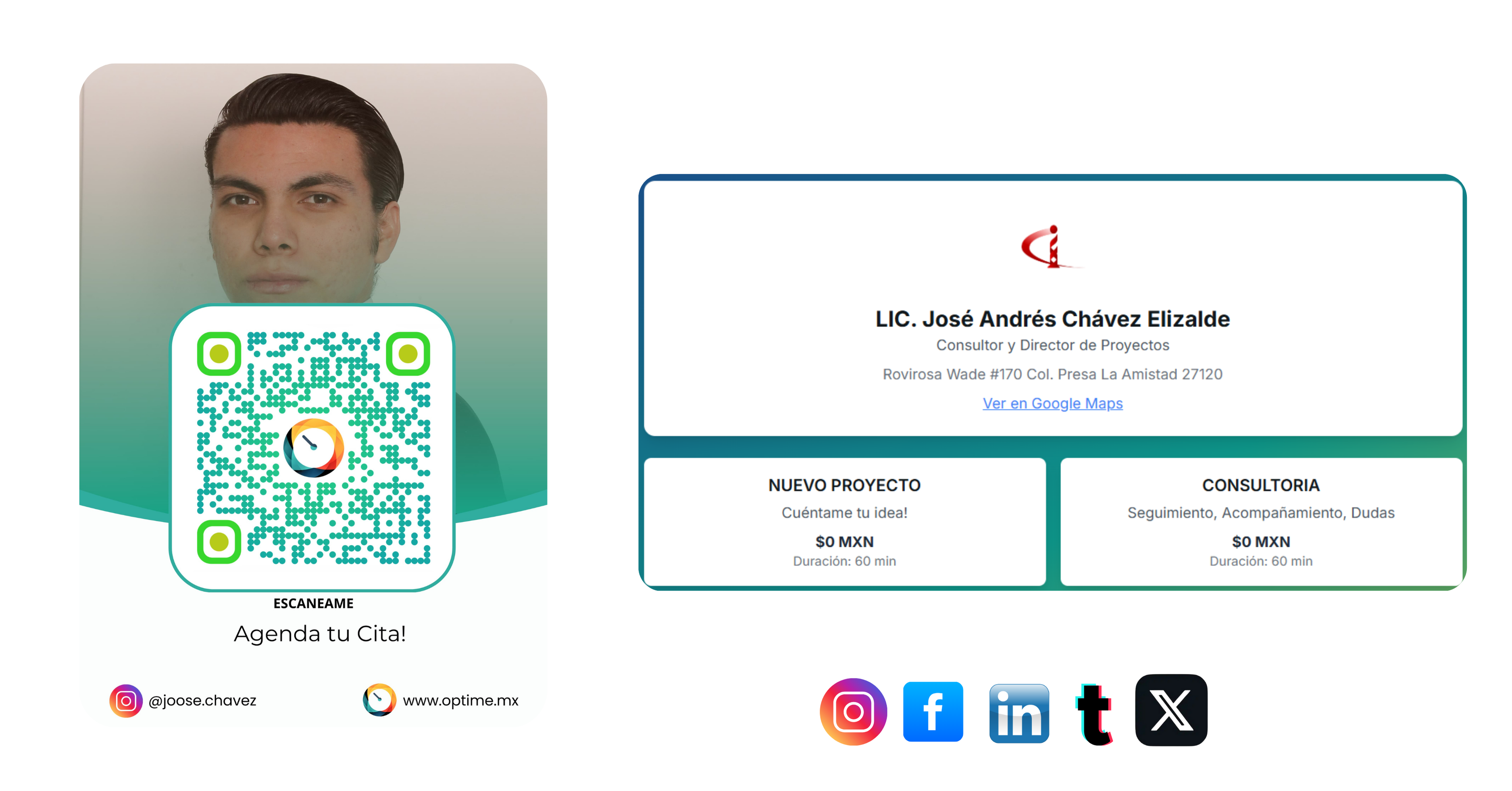 Crea tu perfil profesional